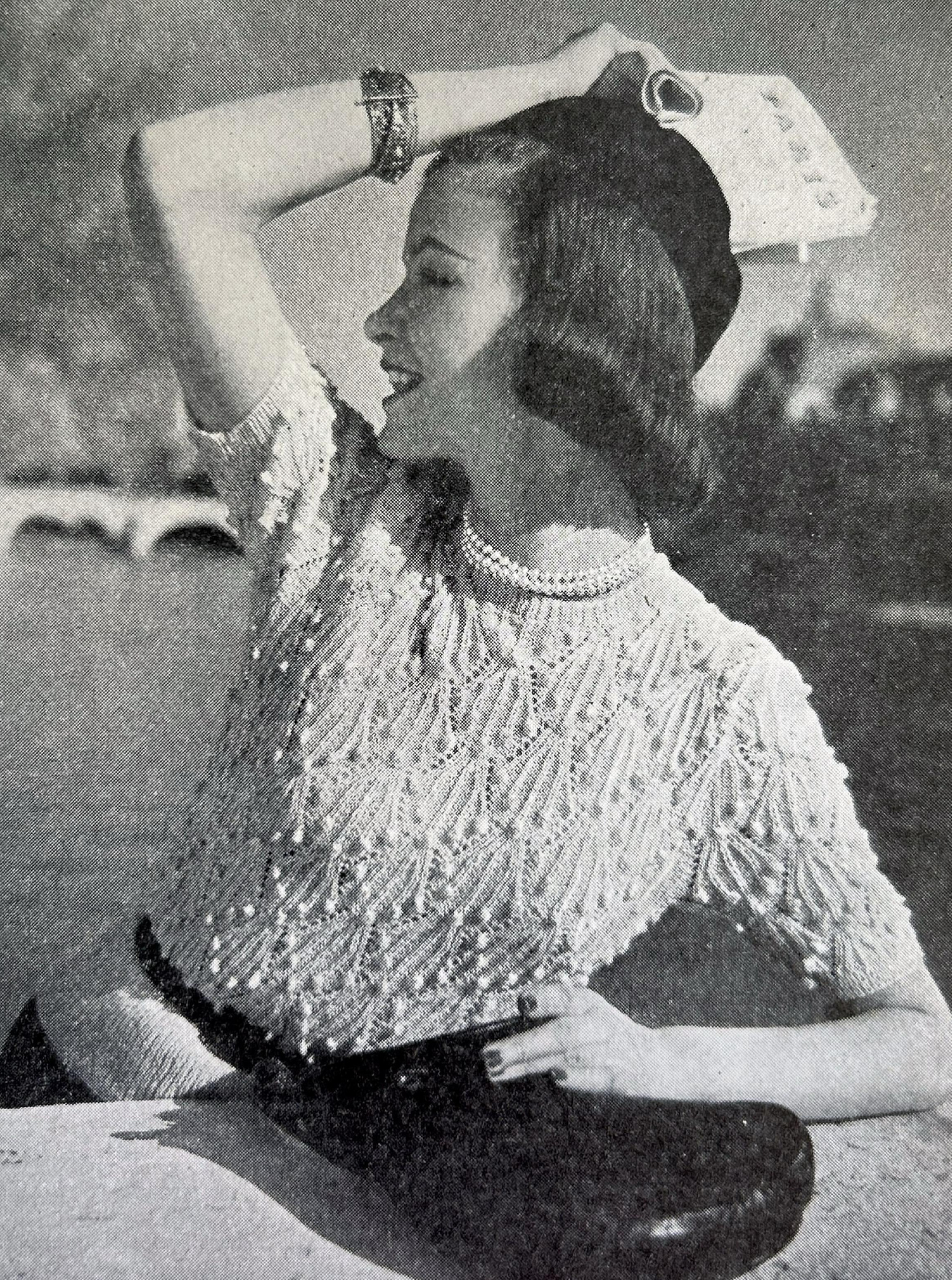 Bobble and Cable Jumper