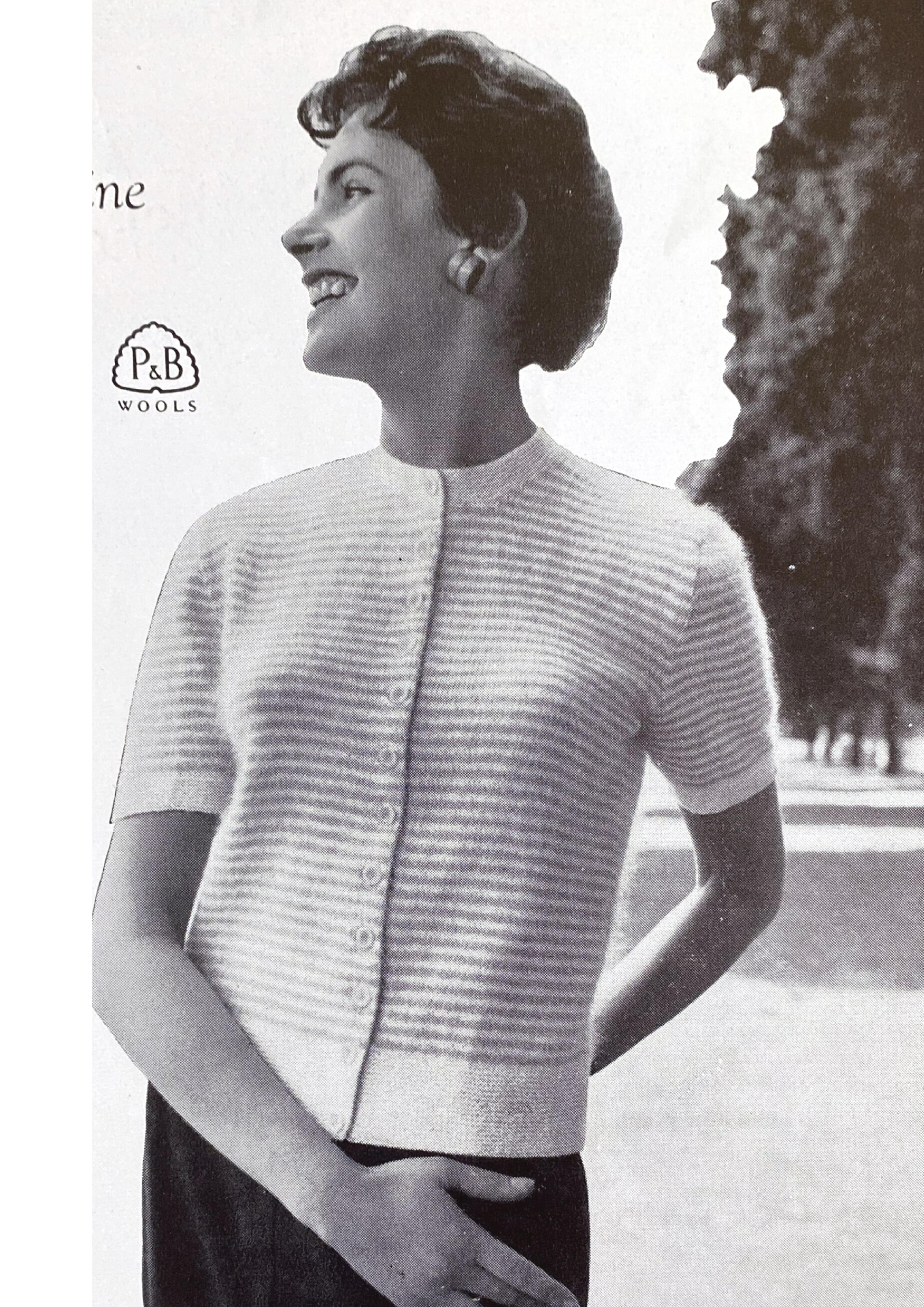 Denyse Cardigan in Stripes