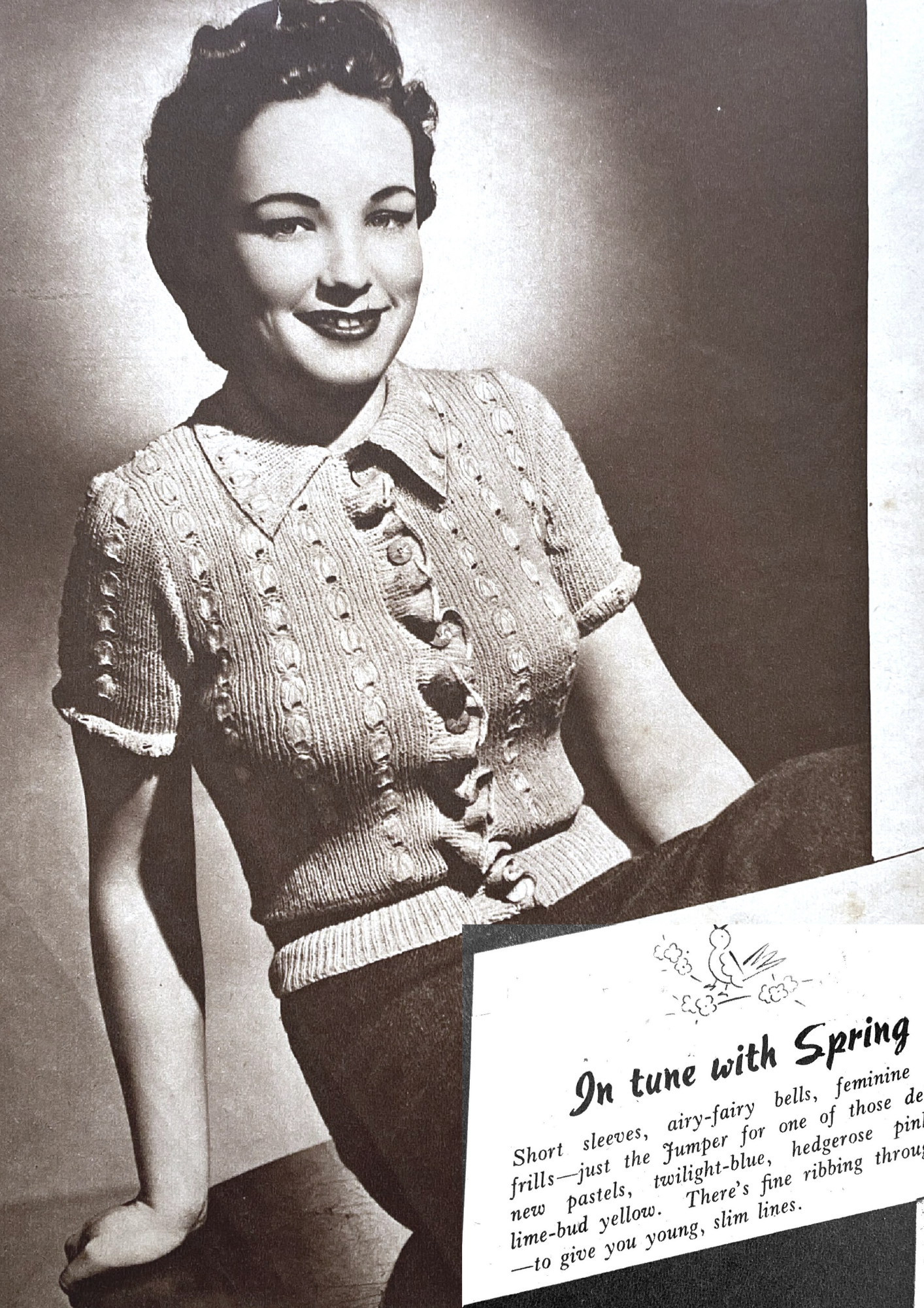 Bell Pattern Sweater