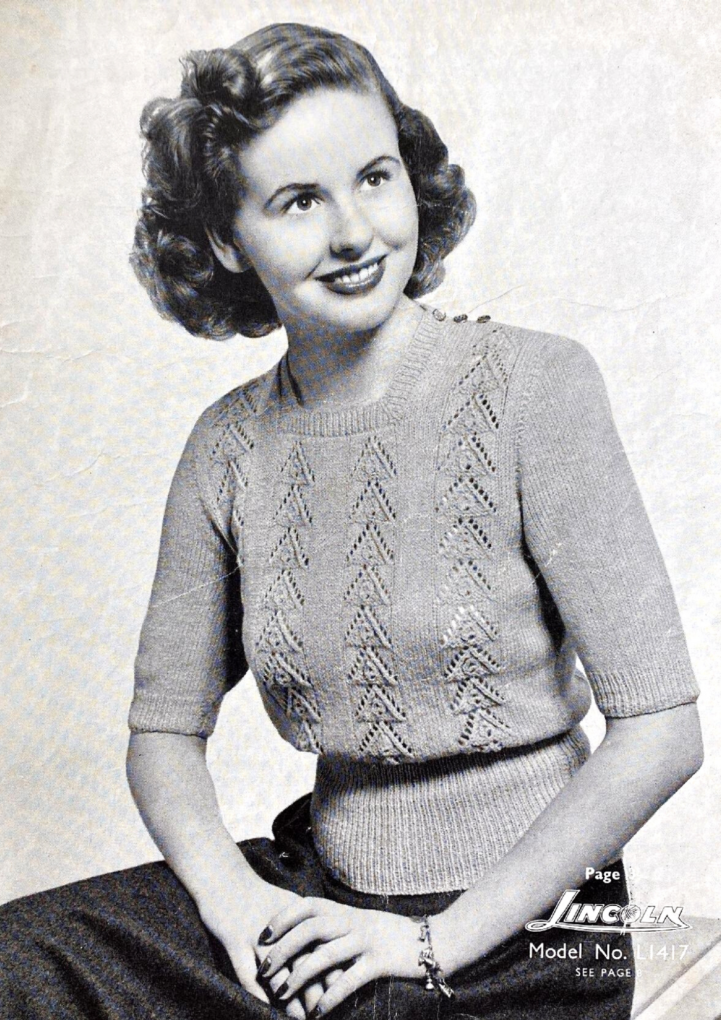 Lacy Panelled Jumper