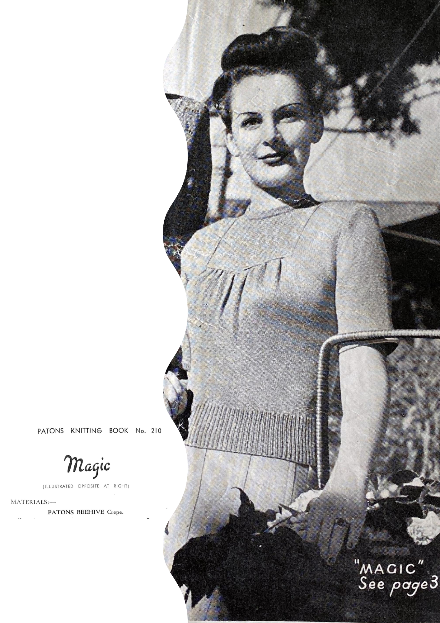 Magic Gathered Yoke Sweater