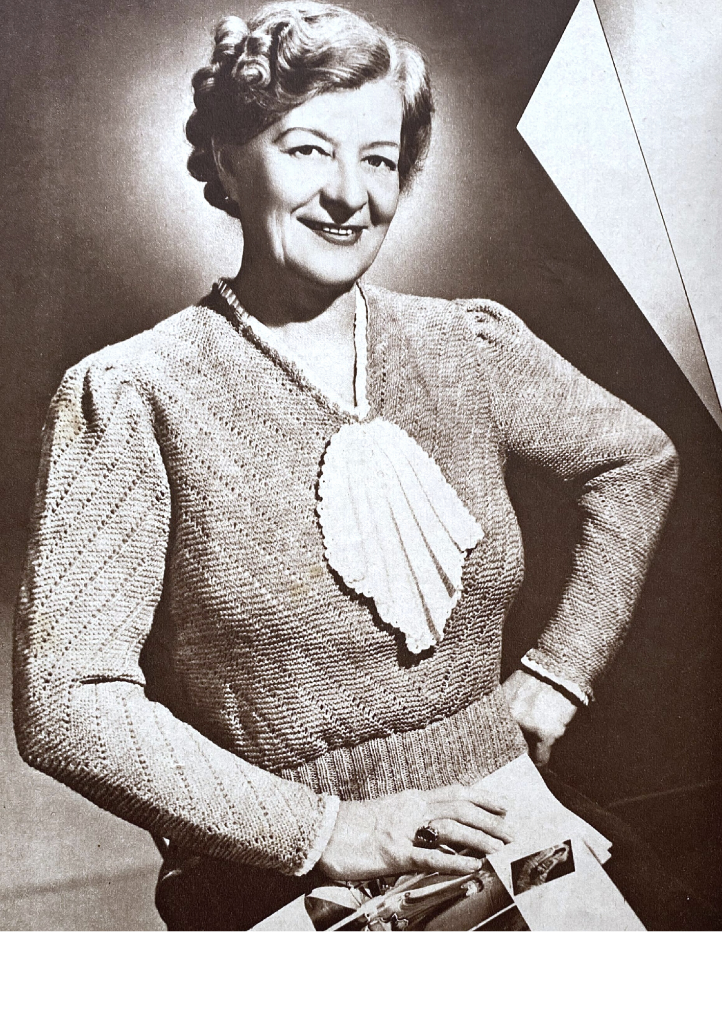 Matron's Jumper with Jabot