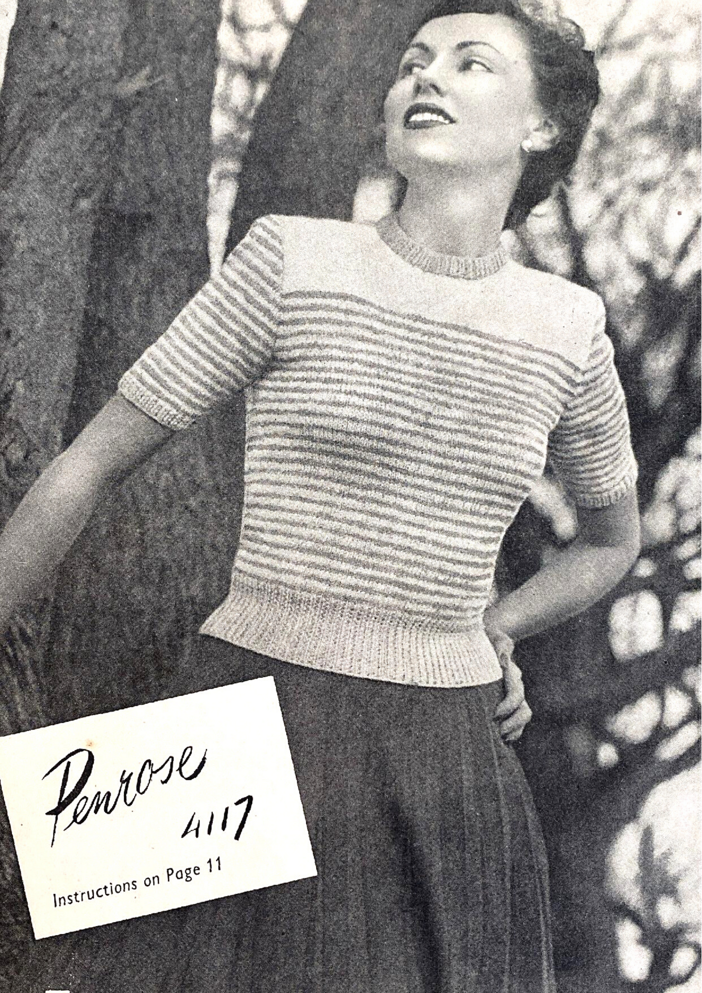 Finely Striped Sweater