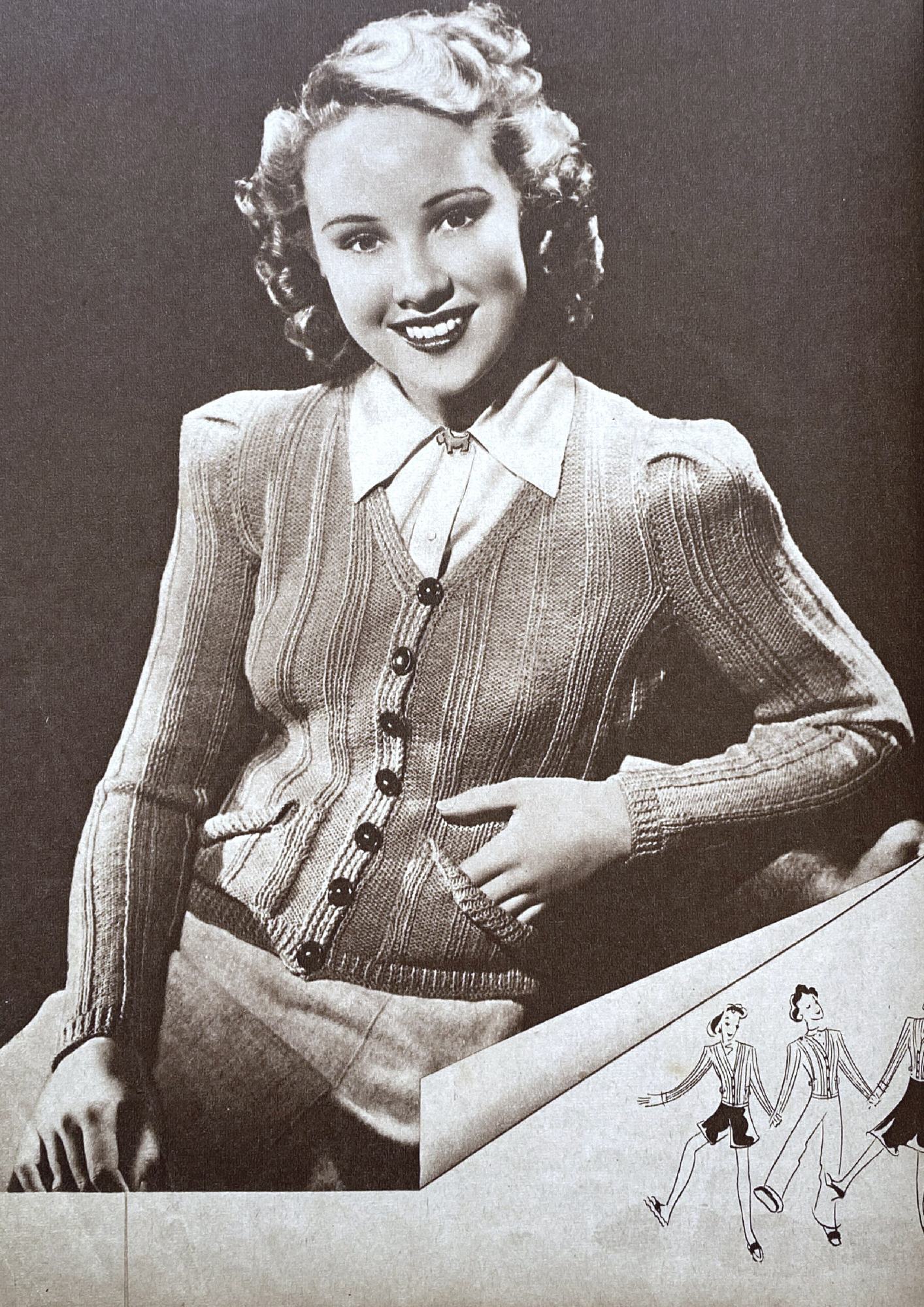 Ribbed Cardigan with Pockets