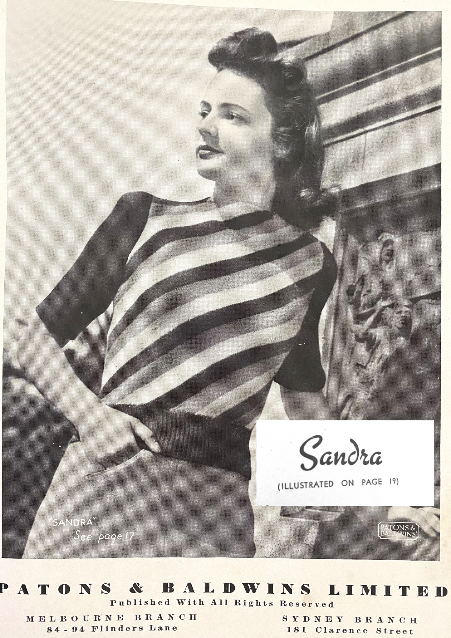 Diagonal Stripe Sweater