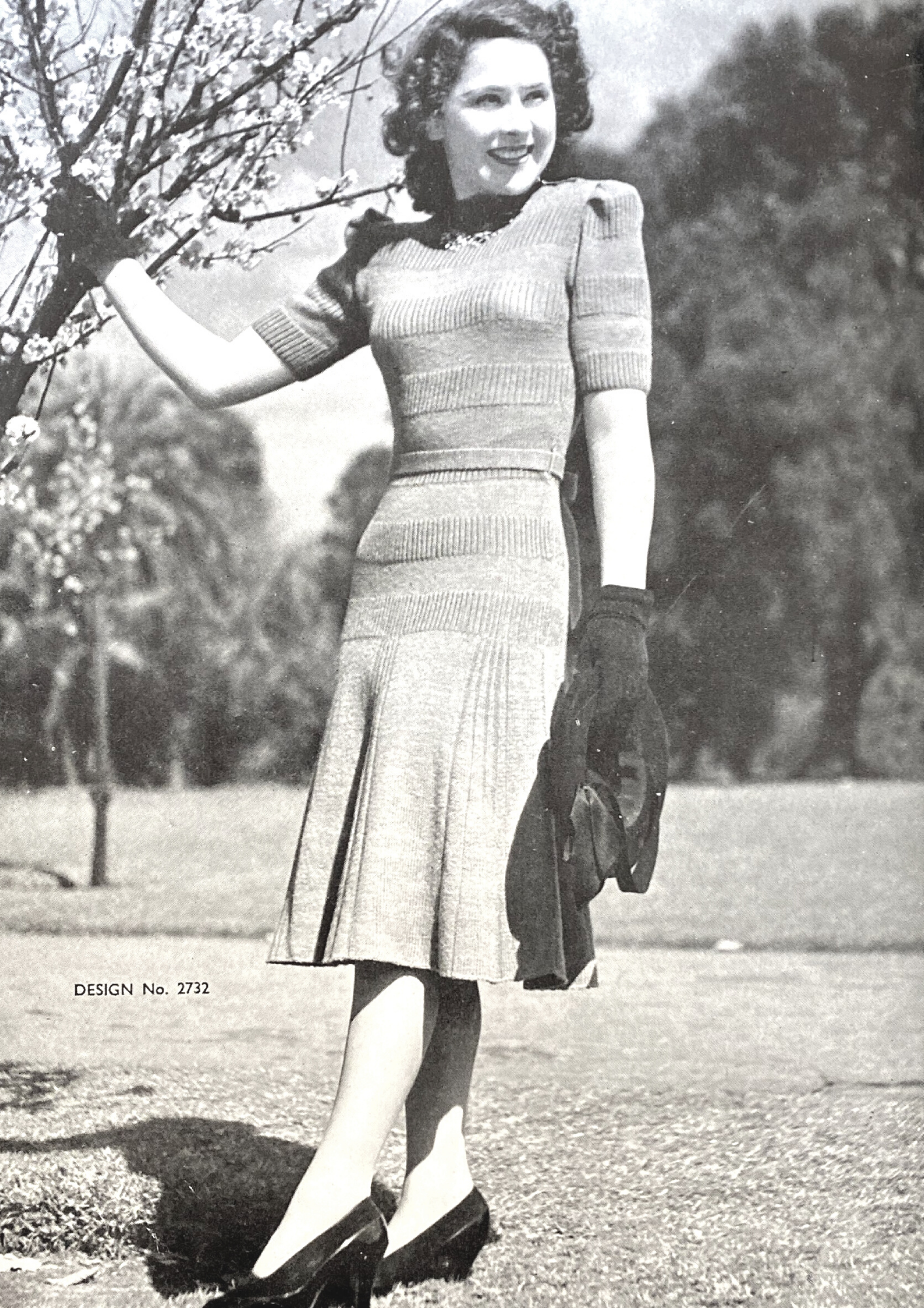 Ribbed Row Long Dress