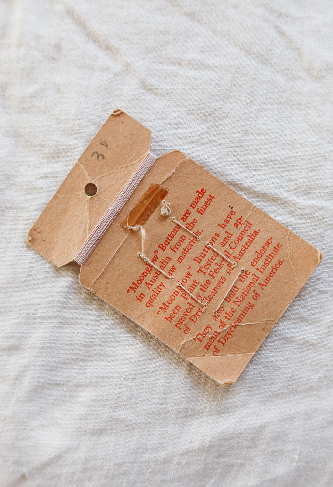 Woolworths Moonglow 1950s Buttons on Card