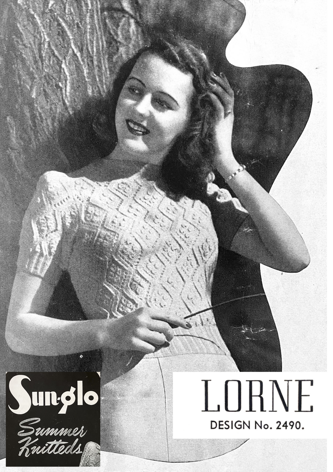 Learn how to resize a vintage knitting pattern to your size.
