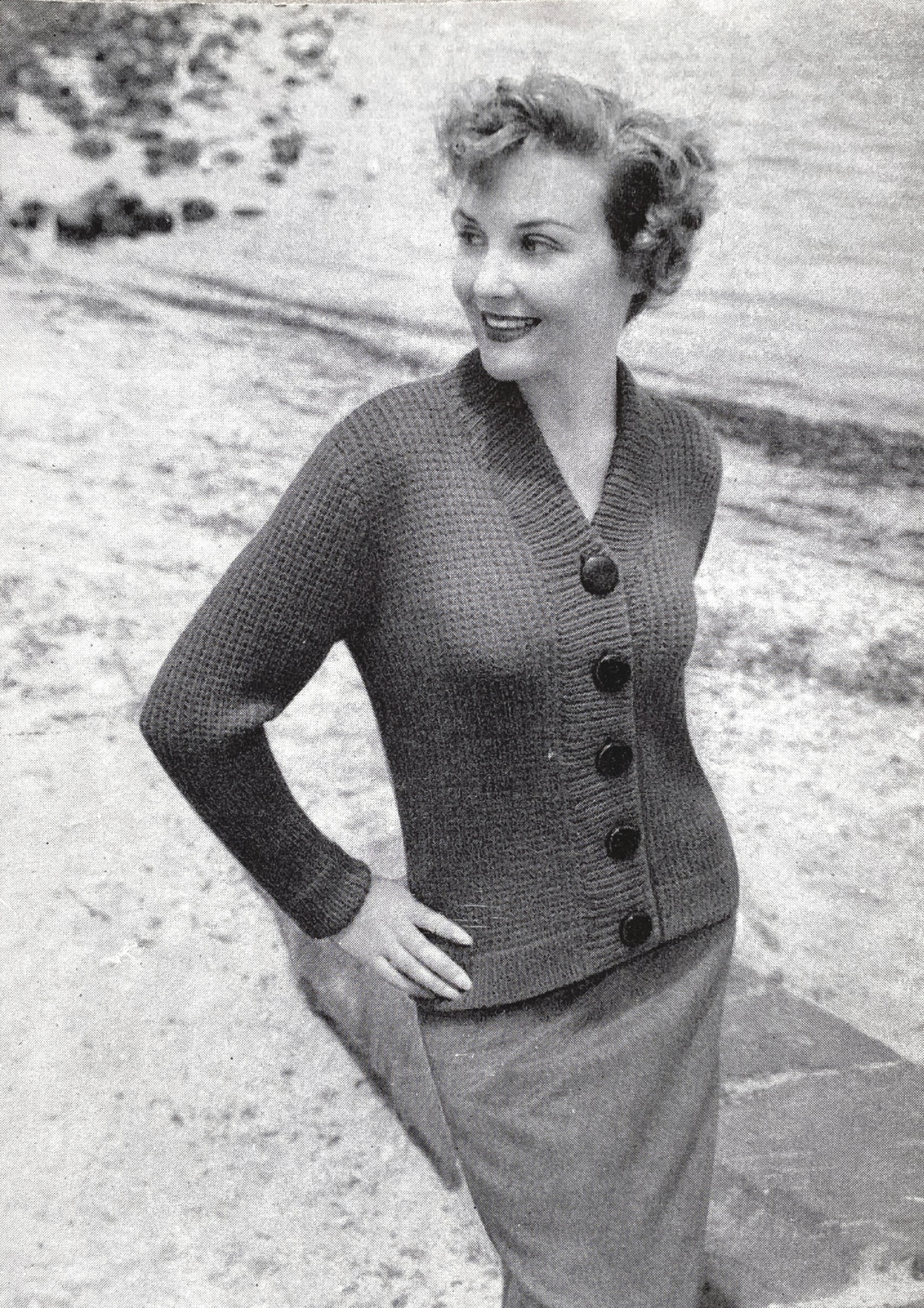 Cleone V Neck Cardigan
