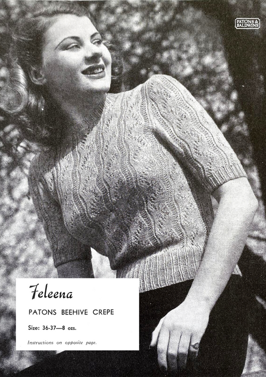 Feleena Fan Lace Sweater
