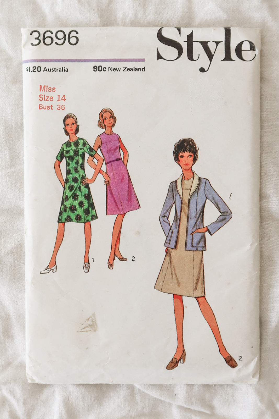 Style 3696 1972 Sewing Pattern