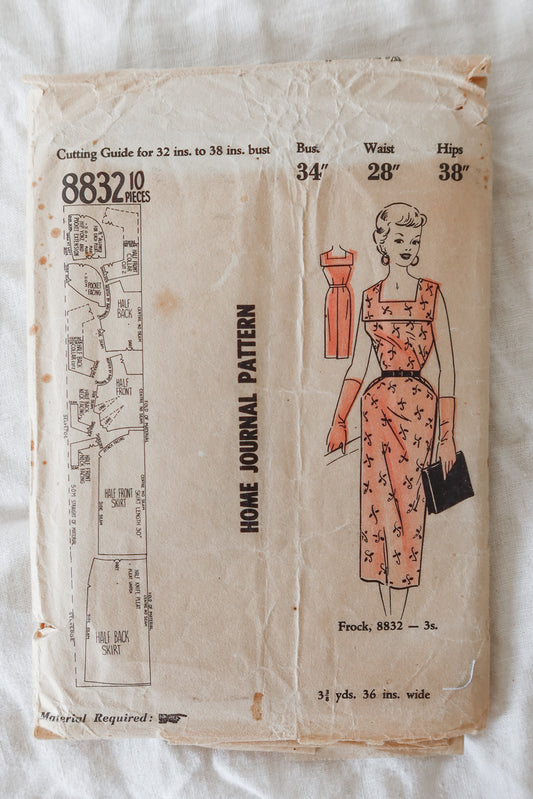 Home Journal 8832 1950s Sewing Pattern