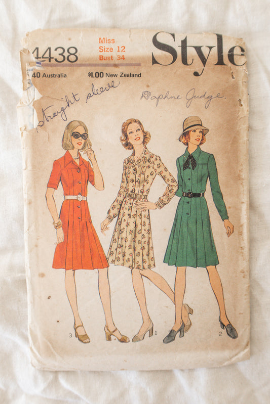 Style 4438 1973 Sewing Pattern