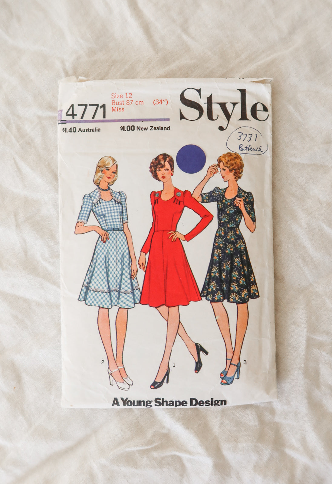 Style 4771 1974 Sewing Pattern