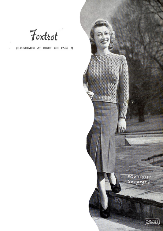 Foxtrot Texture Sweater