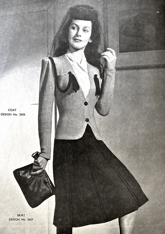 Military Style Jacket and Skirt