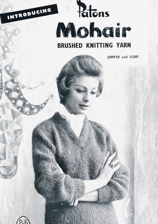 Mohair Leaflet - Sweater and Scarf