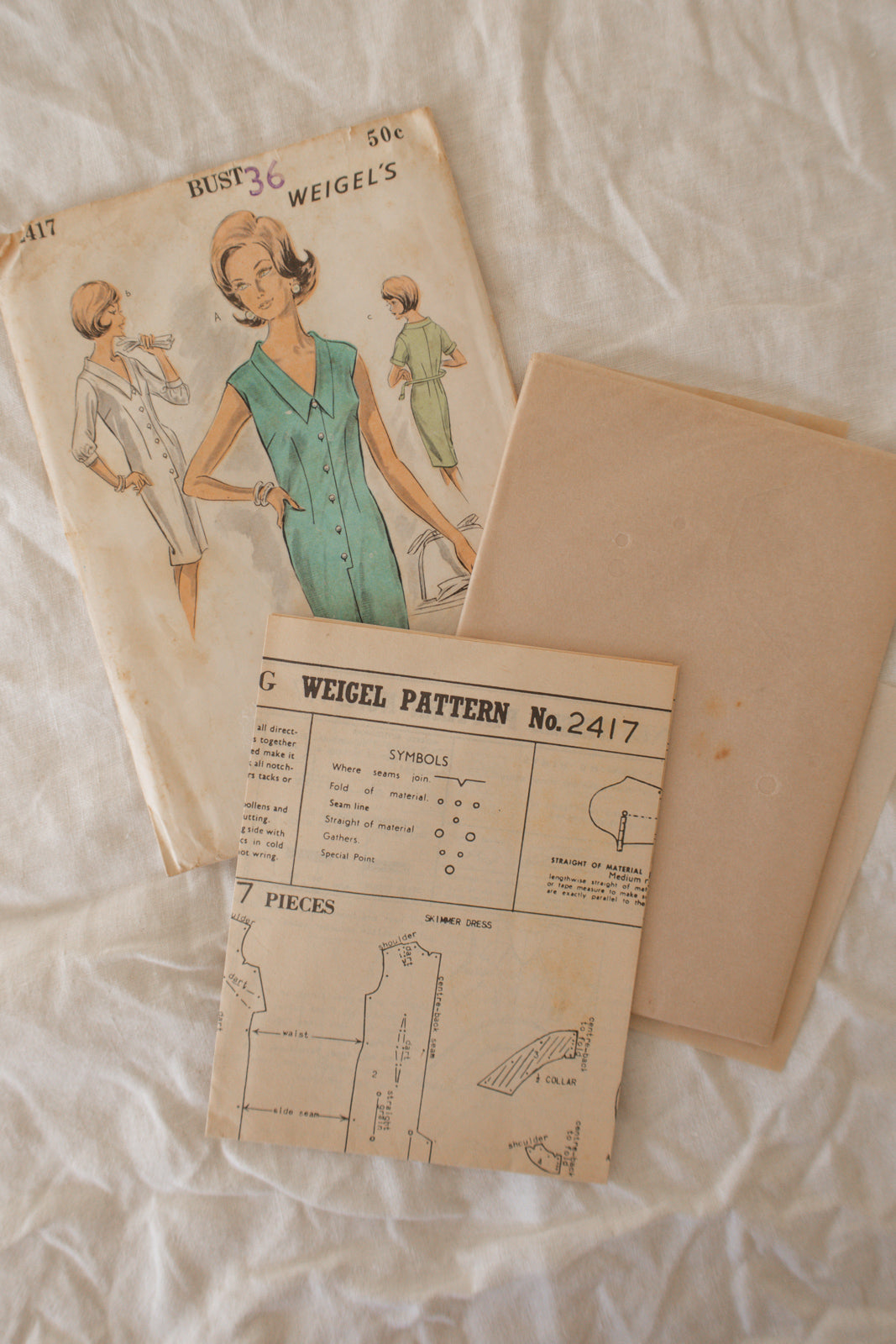 Miss Weigel's 2417 1950s Sewing Pattern