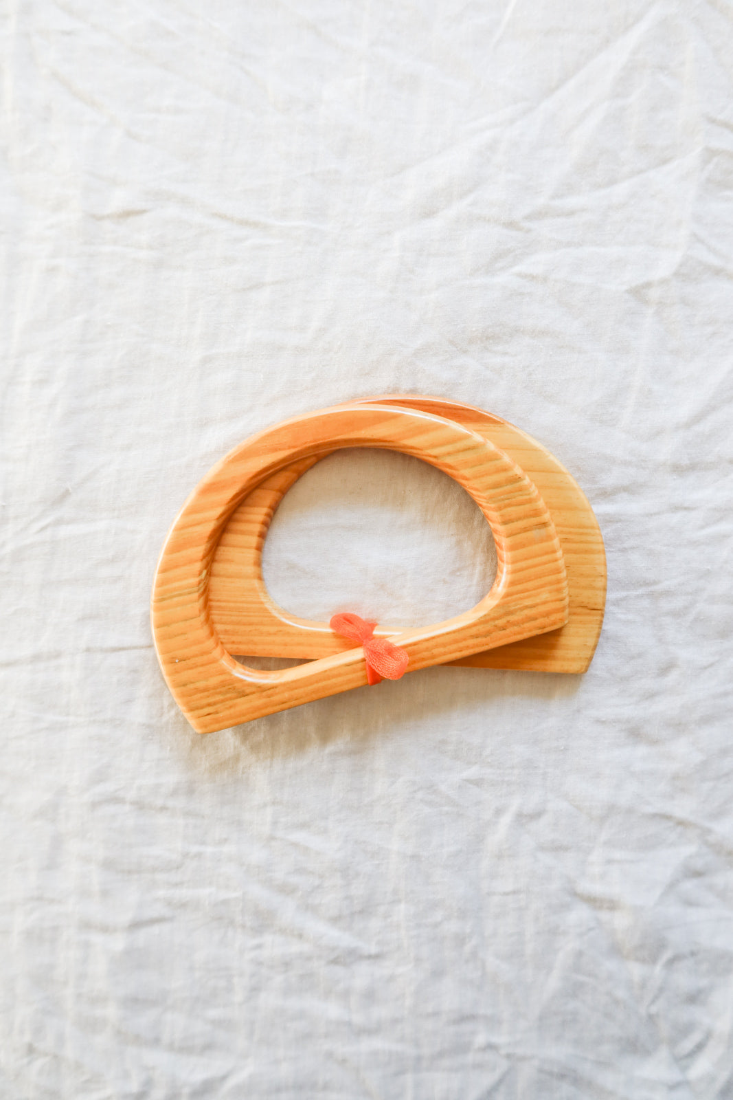 Vintage Wooden Bag Handles