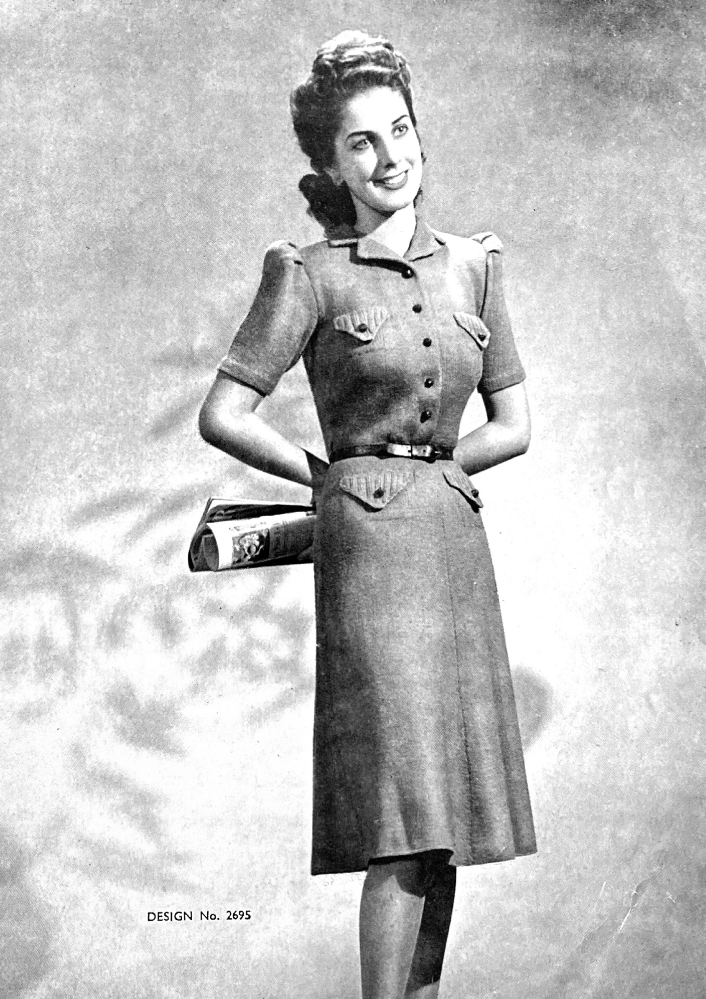 Wartime Dress with Pockets