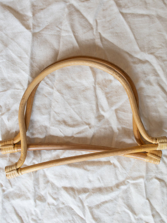 Vintage Bamboo Bag Handles
